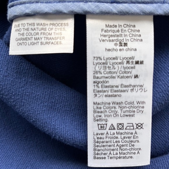 J.Crew Cargo Cropped Shirt Jacket Chino Blue Womens 18 - Picture 13 of 14